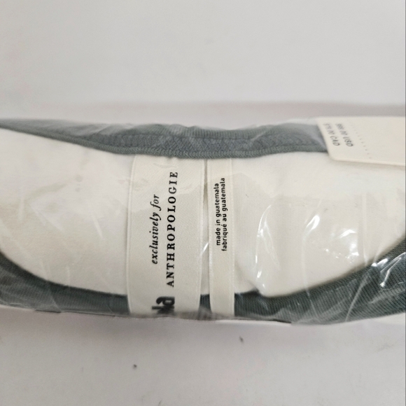 Anthropologie x Gola Graphic Ringer Baby Tee in Ivory and Green NWT - Picture 11 of 16